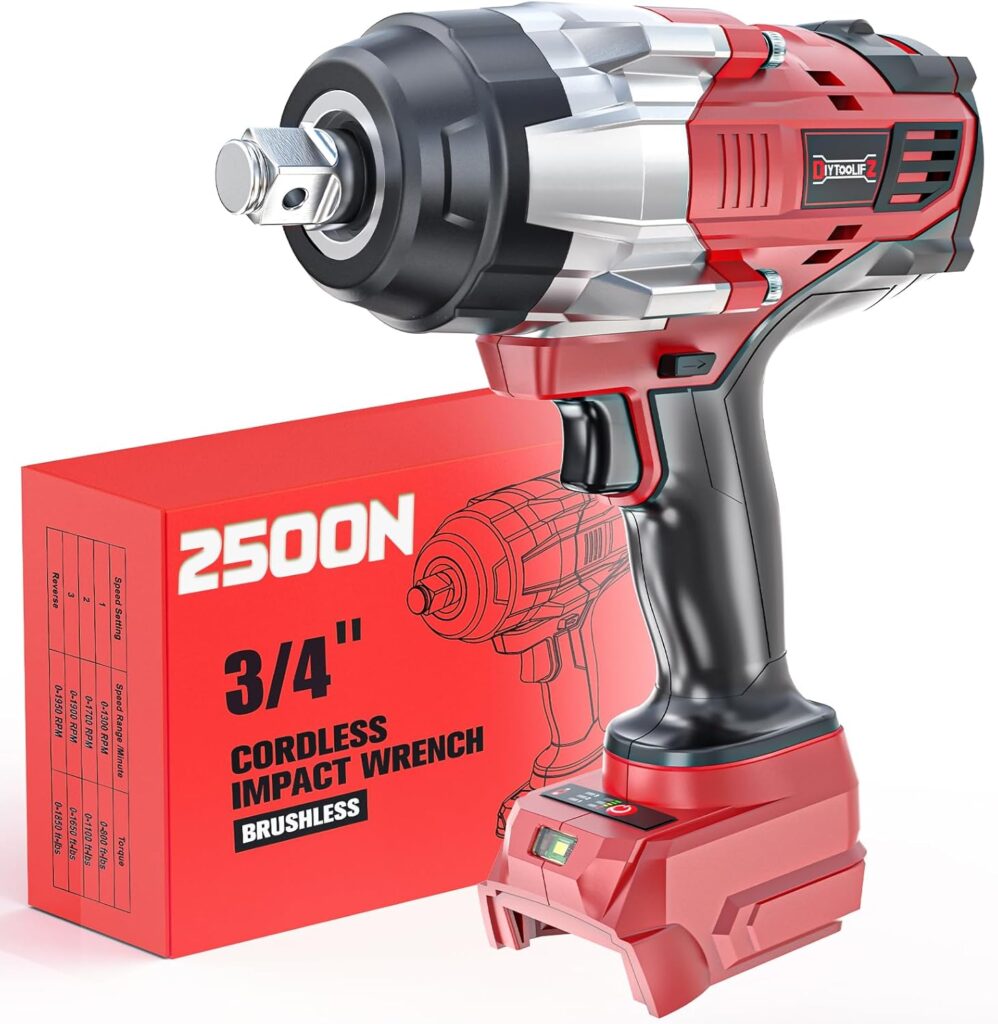 best impact wrench for removing lawn mower blades 2 Cordless Impact Wrench Compatible with Milwaukee 18V Battery