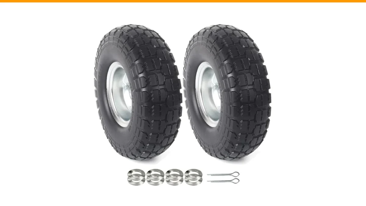 10 inch garden cart wheels replacement