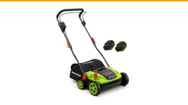battery powered lawn sweeper