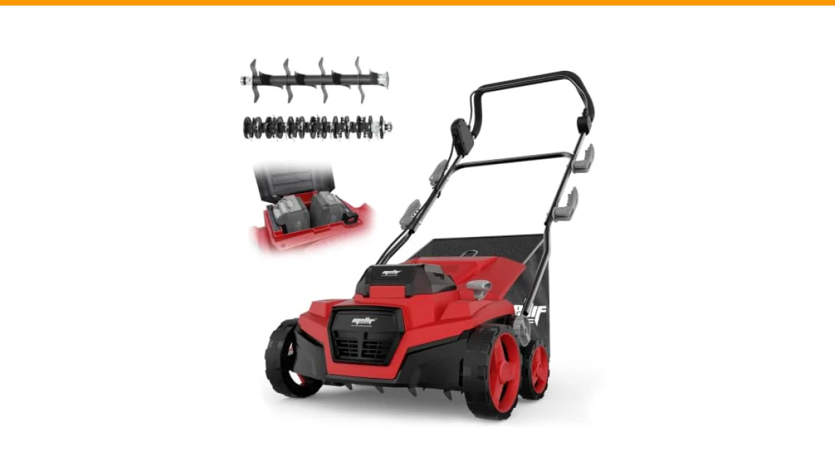 best battery lawn dethatcher
