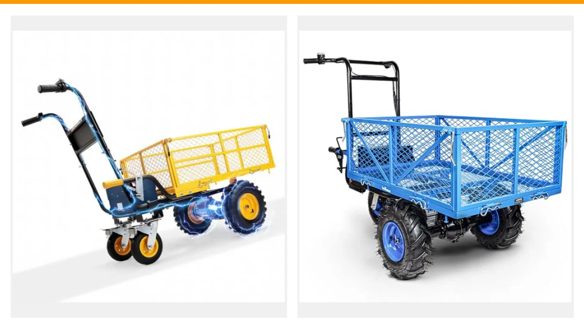 best electric garden carts