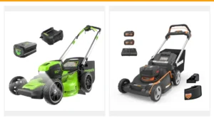 best electric lawn mowers self propelled for hills