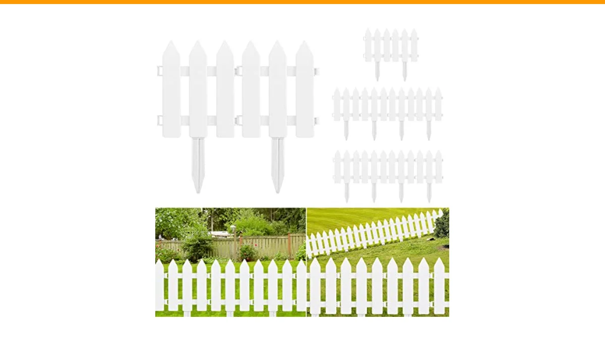 best garden edging white picket fences