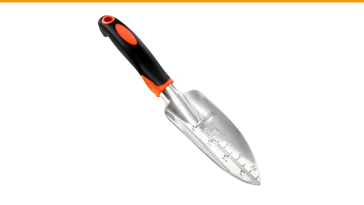 best garden trowel with depth scale