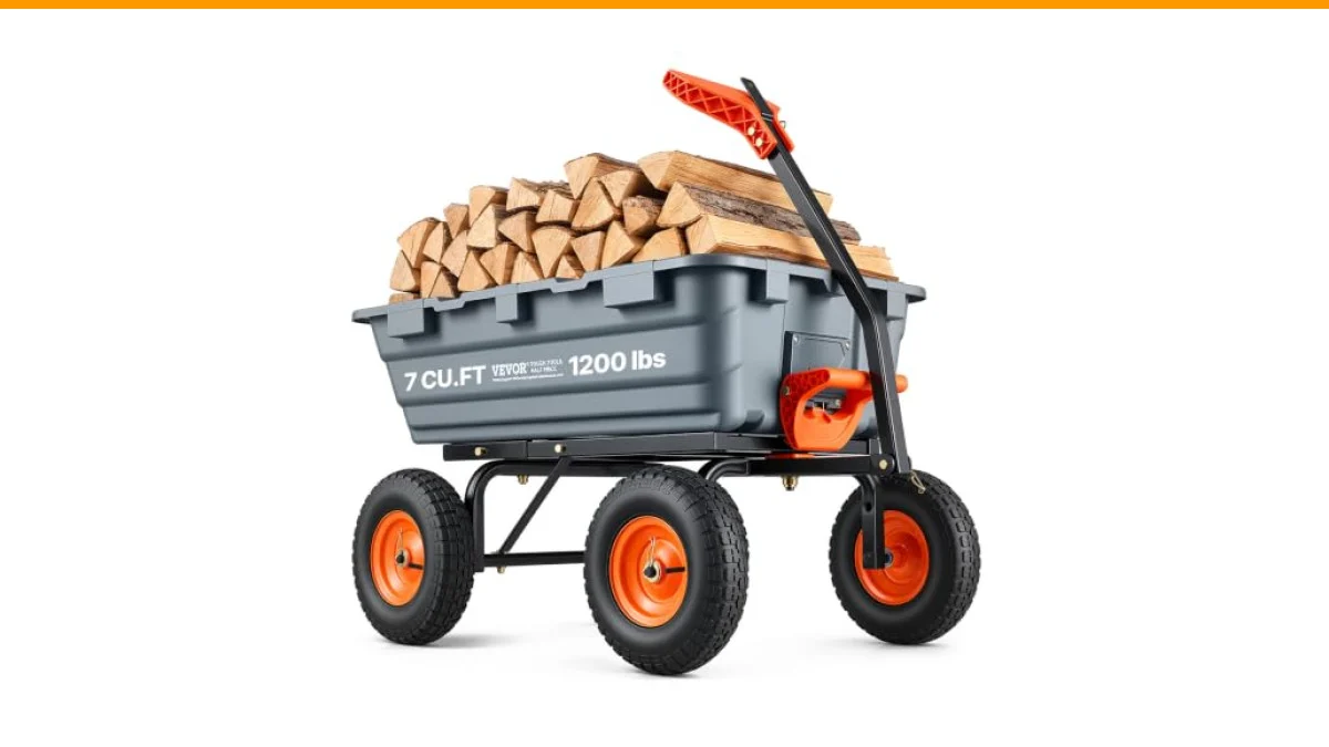 best lawn dump carts for heavy loads