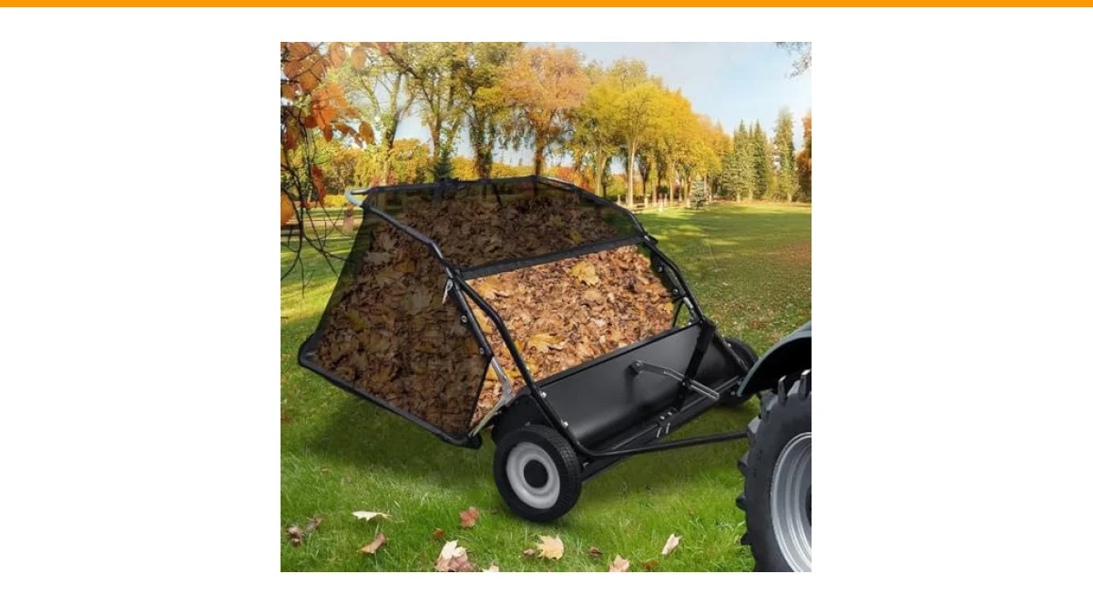 best lawn sweeper pull behind for small yards