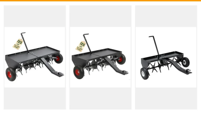 best tow behind lawn plug aerator for large areas of lawn