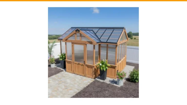 best wood and glass greenhouse