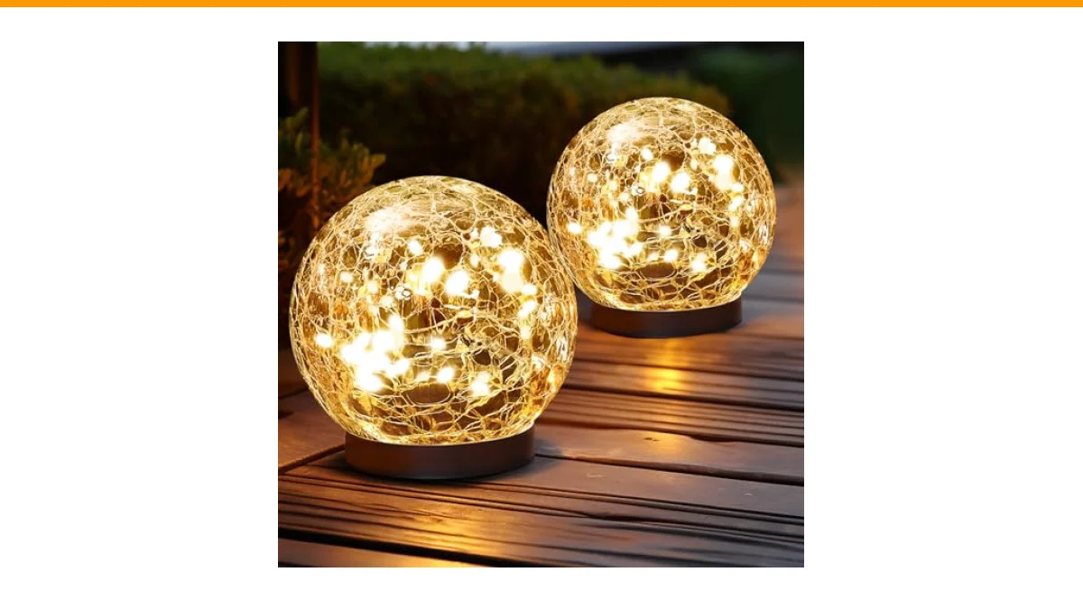 Best Cracked Glass Solar Lights for Outdoor Spaces 6 cracked glass solar lights