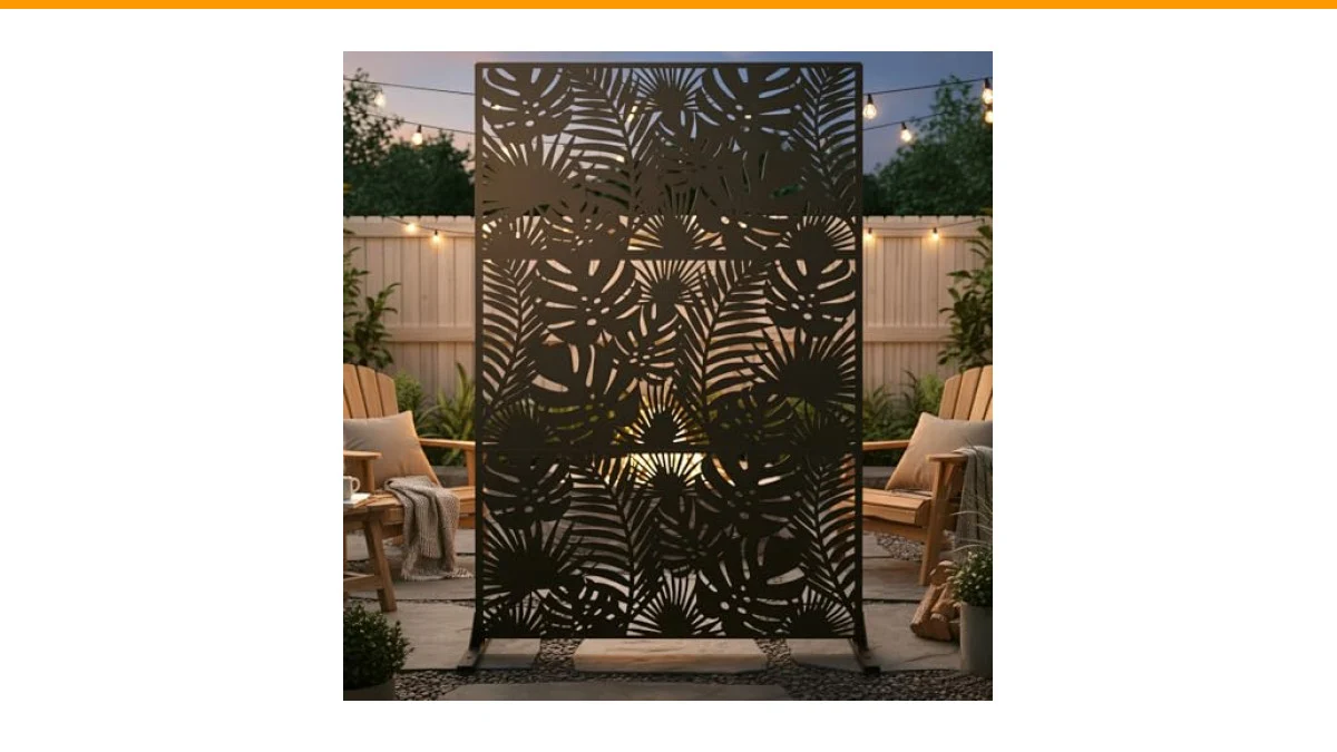 decorative metal fence panels