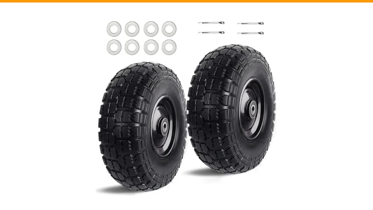 garden cart wheels 12 inch