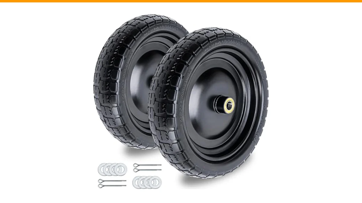 garden cart wheels 3/4 axle