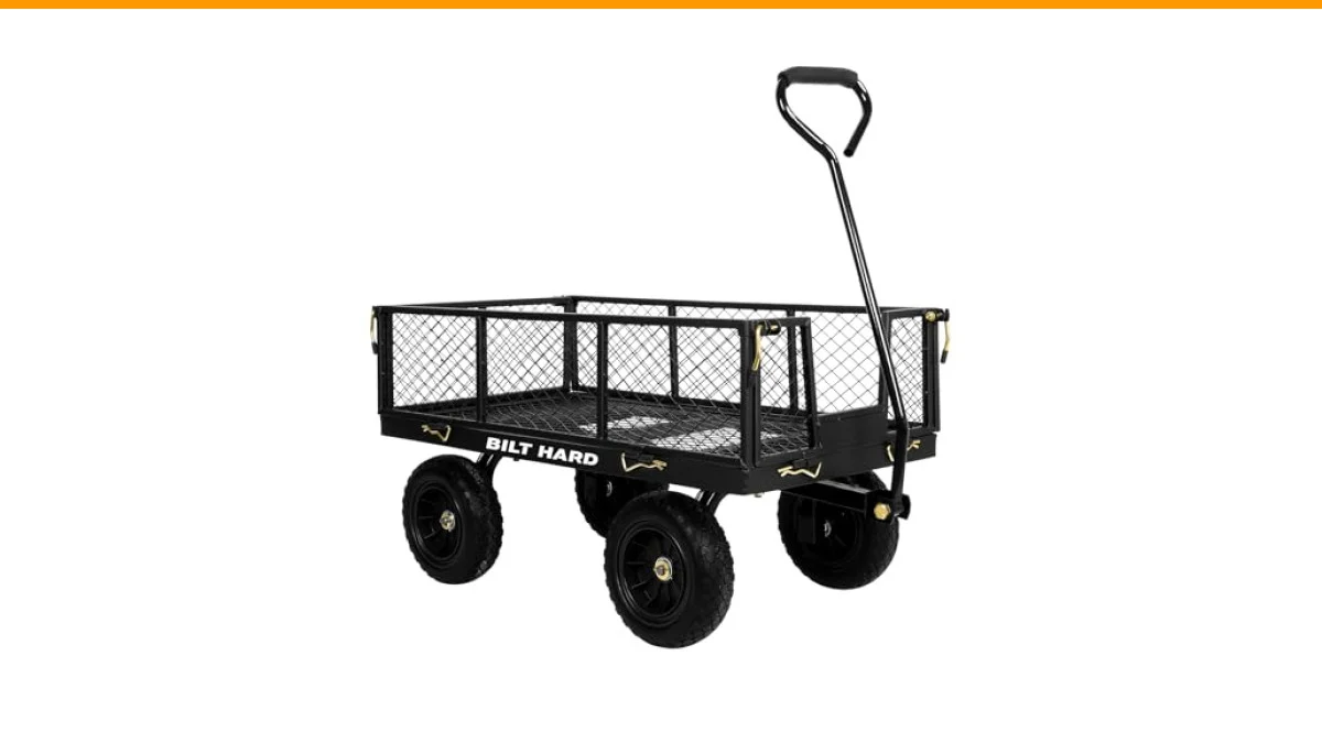 garden carts and wagons with solid tires