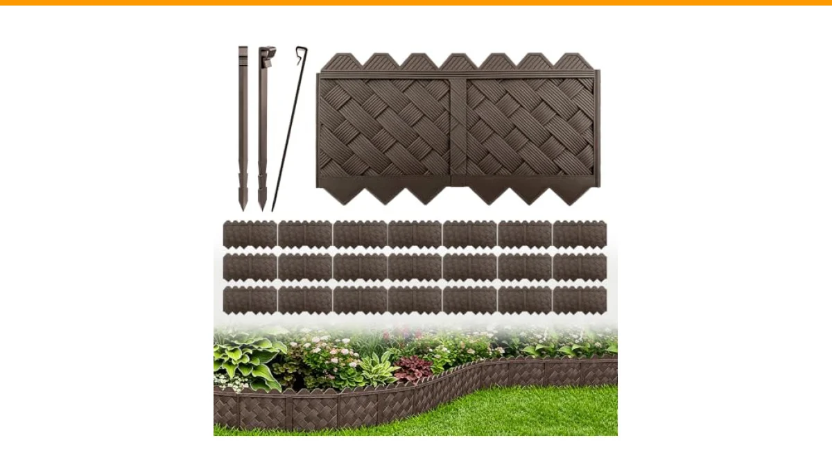 garden flower bed edging options