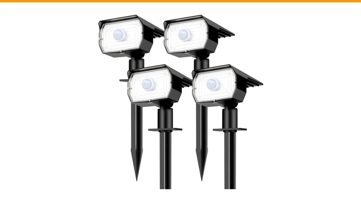 garden motion sensor light