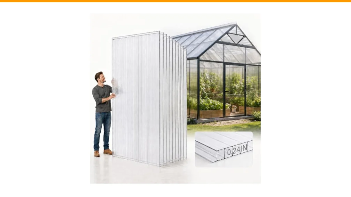Top 5 Polycarbonate Greenhouse Panels for Your Garden 6 polycarbonate greenhouse panels