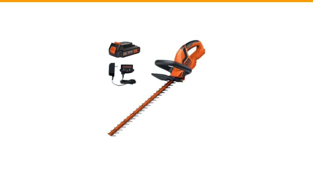 quietest hedge trimmer