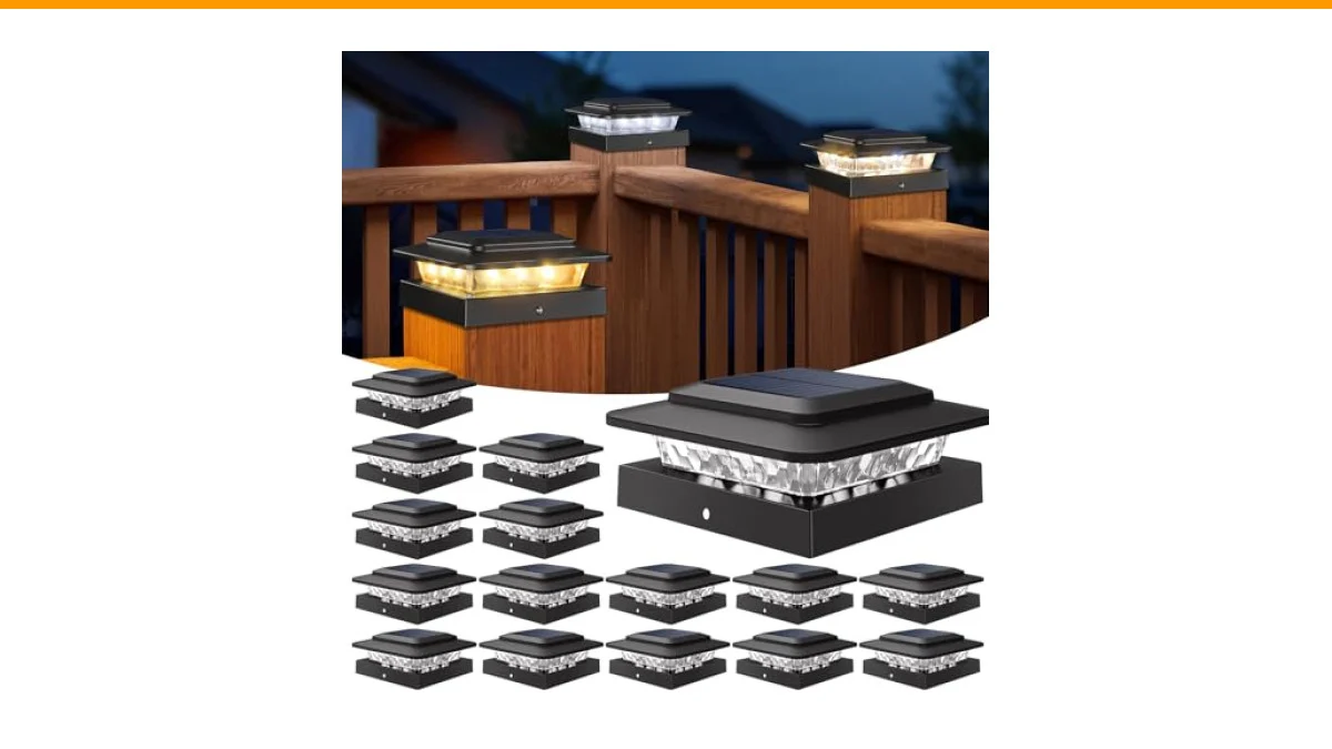 solar post lights